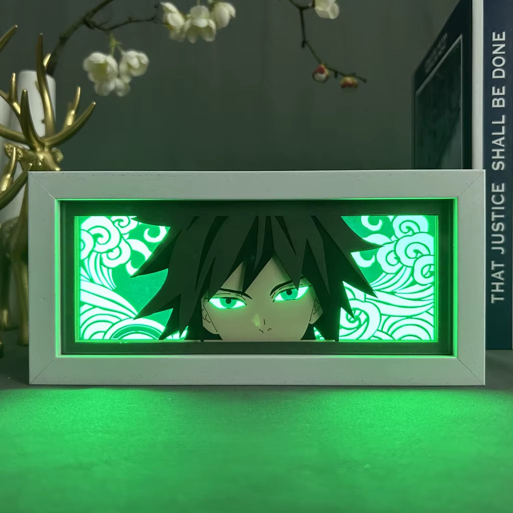 Illuminate Your Space with the Giyu Tomioka Anime LED Night Light - Perfect for Kids' Rooms and Anime Fans!