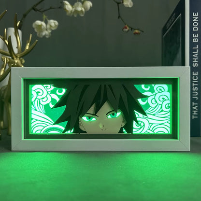 Illuminate Your Space with the Giyu Tomioka Anime LED Night Light - Perfect for Kids' Rooms and Anime Fans!