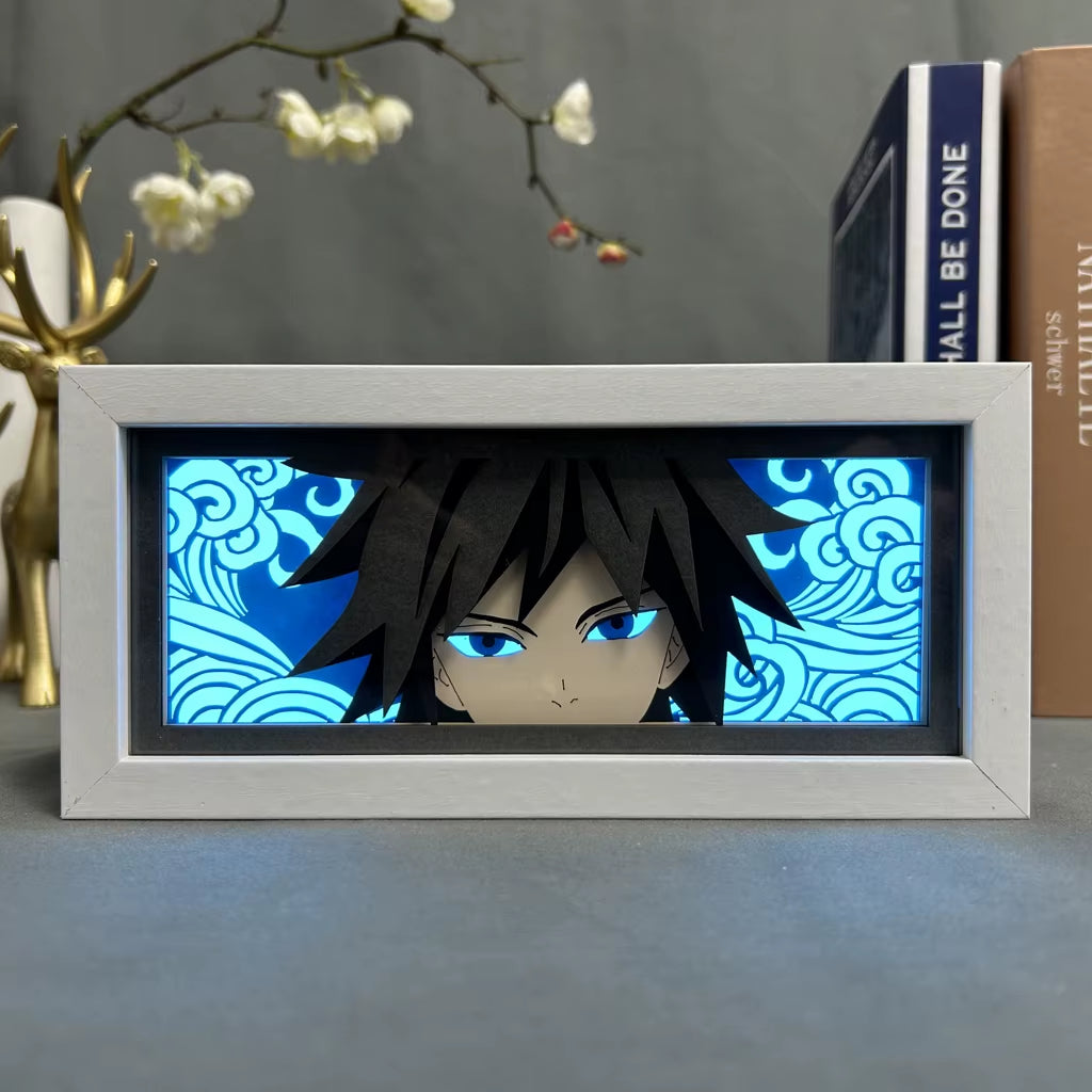 Illuminate Your Space with the Giyu Tomioka Anime LED Night Light - Perfect for Kids' Rooms and Anime Fans!
