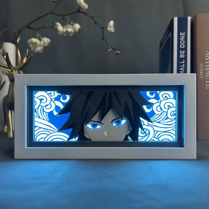 Illuminate Your Space with the Giyu Tomioka Anime LED Night Light - Perfect for Kids' Rooms and Anime Fans!