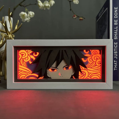 Illuminate Your Space with the Giyu Tomioka Anime LED Night Light - Perfect for Kids' Rooms and Anime Fans!